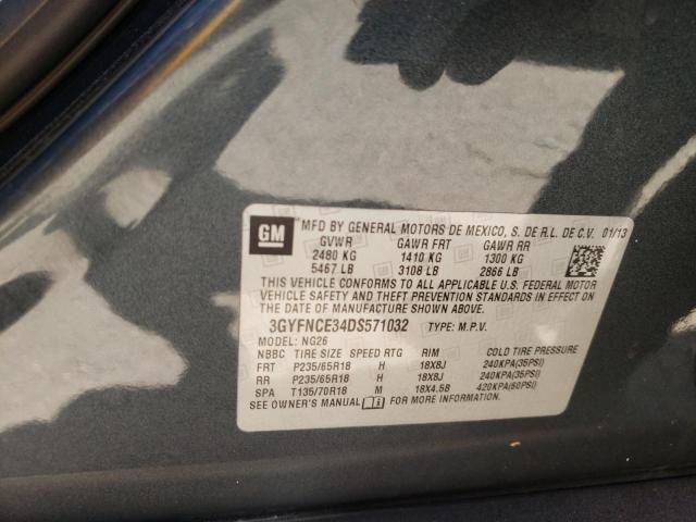 Photo 10 from auction – 2013 CADILLAC SRX LUXURY with VIN 3GYFNCE34DS571032