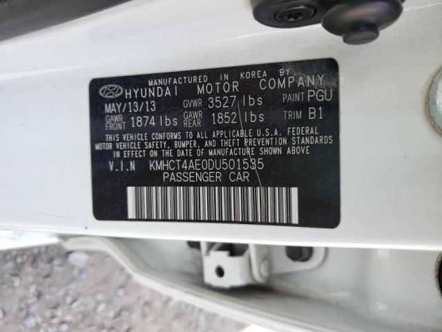 Photo 10 from auction – 2013 HYUNDAI ACCENT with VIN KMHCT4AE0DU501535