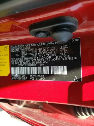 Photo 10 from auction – 2009 LEXUS RX 350 with VIN 2T2HK31U19C108884