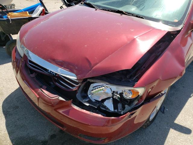 Photo 9 from auction – 2007 KIA SPECTRA EX with VIN KNAFE121775441285
