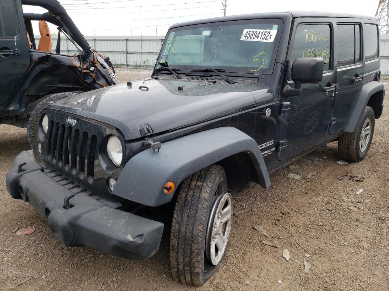 Photo 2 from auction – 2014 JEEP WRANGLER U with VIN 1C4BJWDG8EL283138