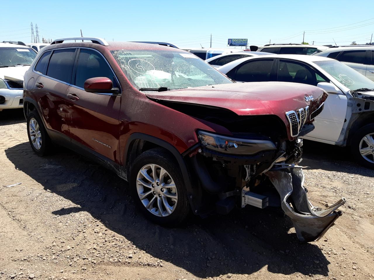 JEEP CHEROKEE L 2019 with VIN 1C4PJLCX5KD263764 - Photo from auction