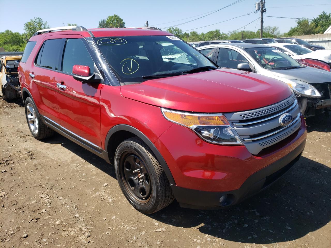 FORD EXPLORER L 2012 with VIN 1FMHK7F9XCGA80006 - Photo from auction