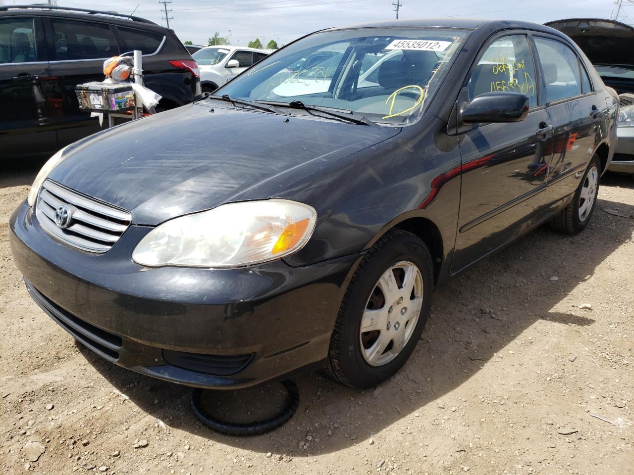 Photo 2 from auction – 2003 TOYOTA COROLLA CE with VIN JTDBR38EX30042227