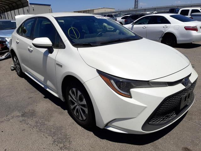 TOYOTA COROLLA LE 2021 with VIN JTDEAMDE2MJ020069 - Photo from auction