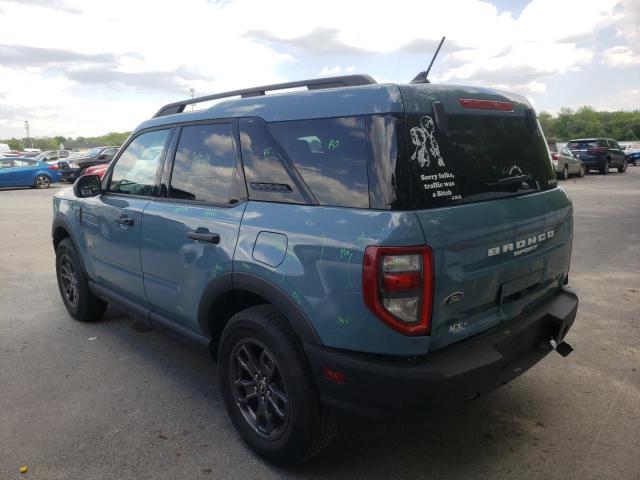 Photo 3 from auction – 2021 FORD BRONCO SPO with VIN 3FMCR9B66MRA72489