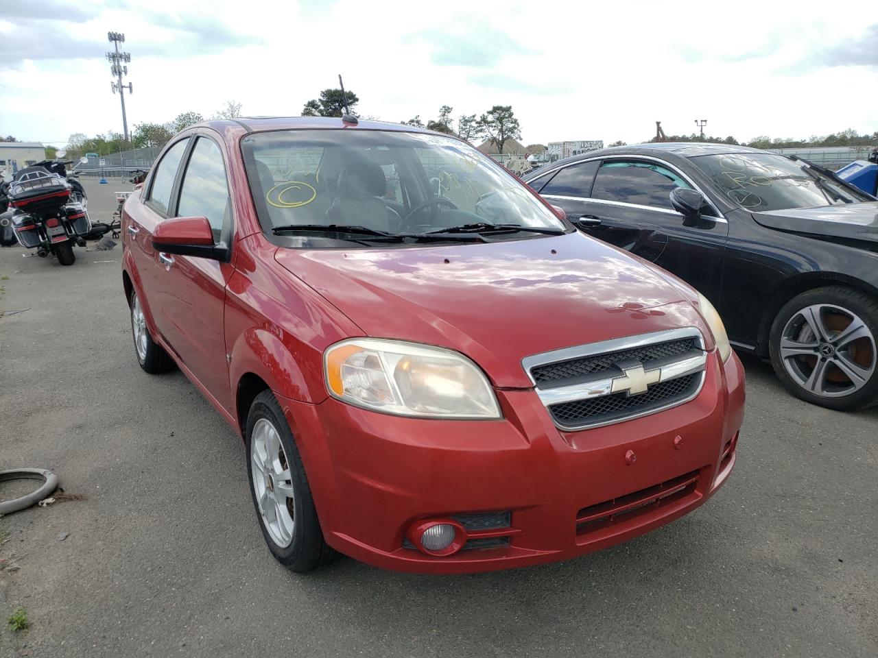 CHEVROLET AVEO LT 2009 with VIN KL1TG56E69B626587 - Photo from auction
