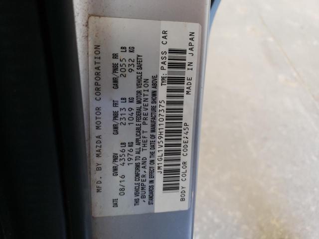 Zdjęcie 10 z aukcji – 2017 MAZDA 6 TOURING z VIN JM1GL1V59H1107375