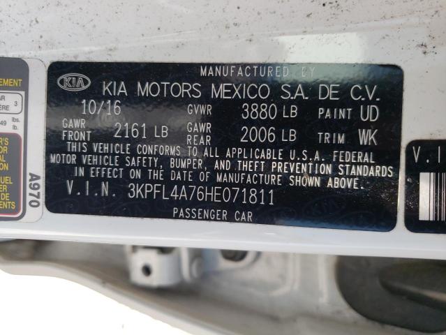 Photo 10 from auction – 2017 KIA FORTE LX with VIN 3KPFL4A76HE071811