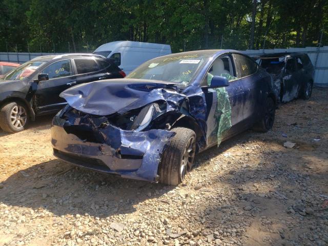 Photo 2 from auction – 2021 TESLA MODEL Y with VIN 5YJYGDEE2MF246890