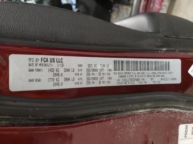 Photo 10 from auction – 2019 DODGE DURANGO R/ with VIN 1C4SDJCT5KC676860