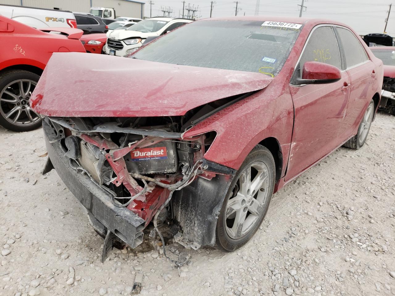 Photo 2 from auction – 2012 TOYOTA CAMRY BASE with VIN 4T4BF1FK6CR197549