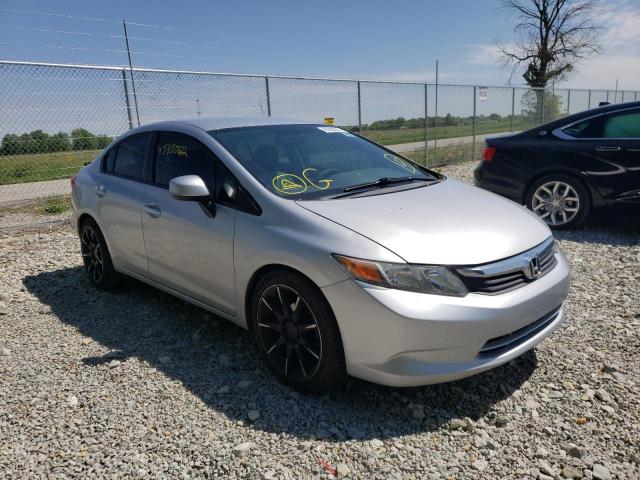 HONDA CIVIC LX 2012 with VIN 2HGFB2F54CH555974 - Photo from auction