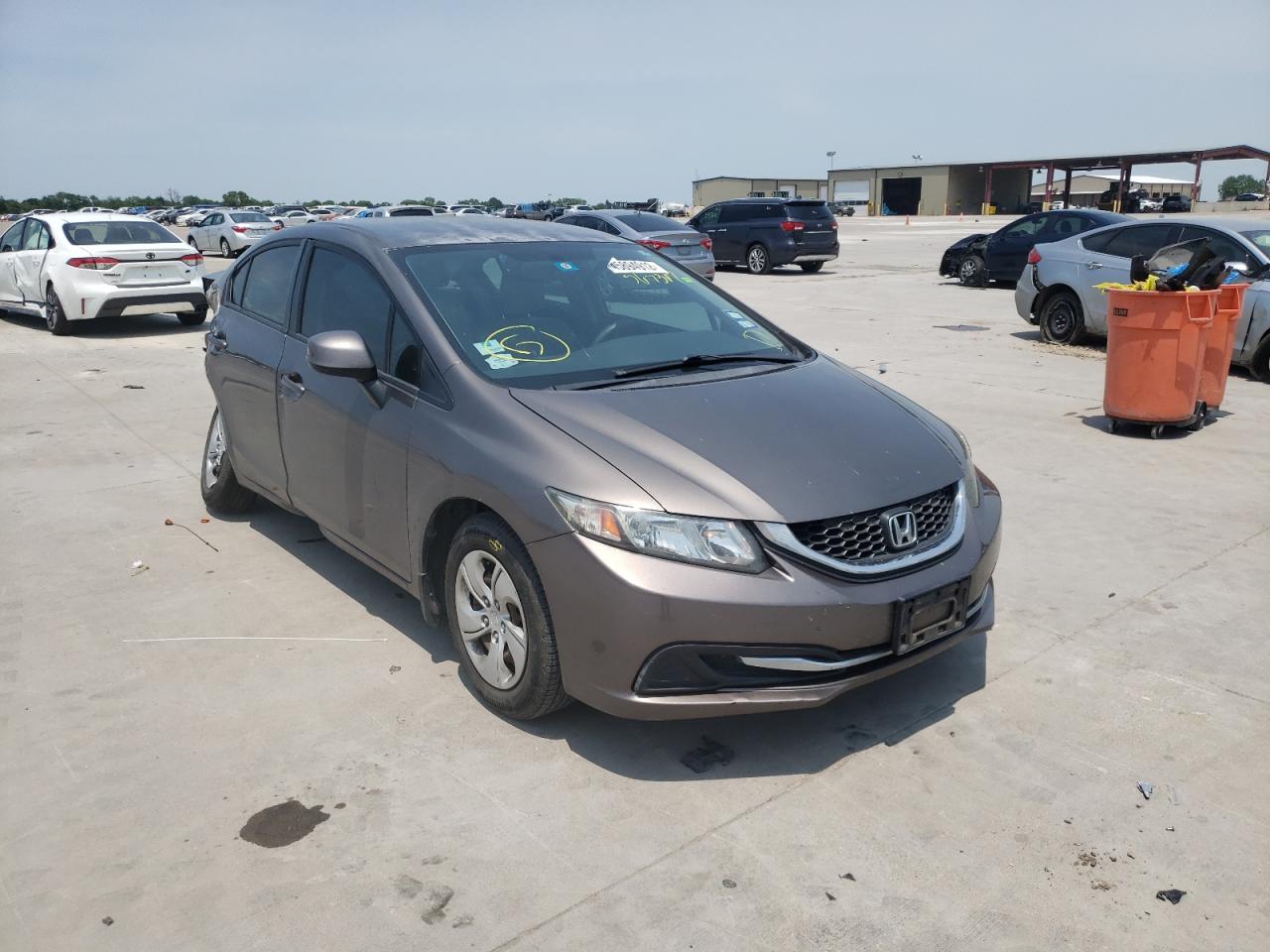 Photo 9 from auction – 2013 HONDA CIVIC LX with VIN 2HGFB2F51DH567307