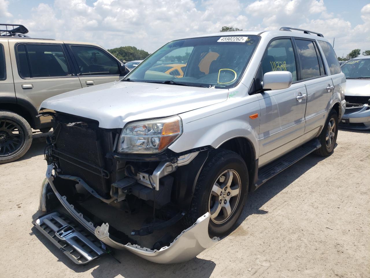 Photo 2 from auction – 2006 HONDA PILOT EX with VIN 5FNYF28766B030872