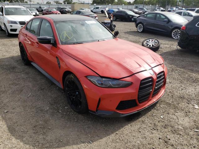 BMW M3 COMPETI 2022 with VIN WBS43AY05NFM41722 - Photo from auction