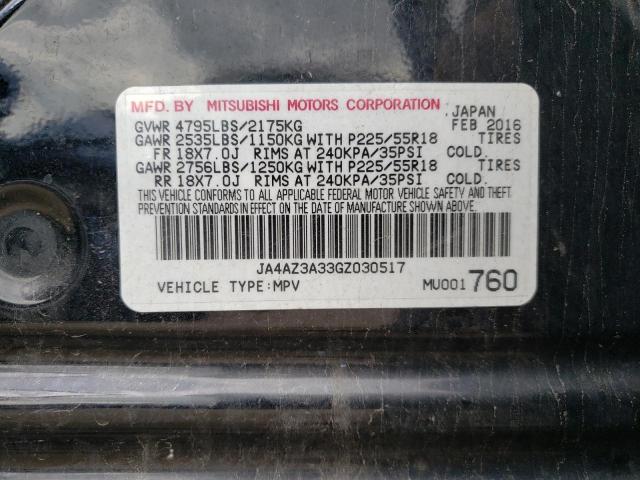 Photo 10 from auction – 2016 MITSUBISHI OUTLANDER with VIN JA4AZ3A33GZ030517