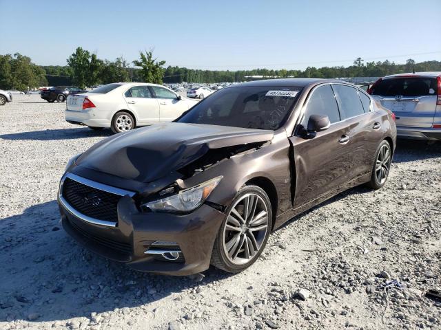 Photo 2 from auction – 2014 INFINITI Q50 BASE with VIN JN1BV7AP2EM680713