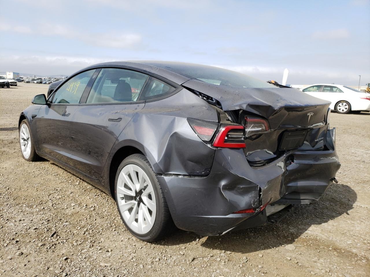 Photo 3 from auction – 2022 TESLA MODEL 3 with VIN 5YJ3E1EB0NF145739