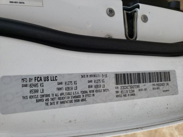 Photo 10 from auction – 2016 DODGE CHARGER R/ with VIN 2C3CDXCT3GH272309