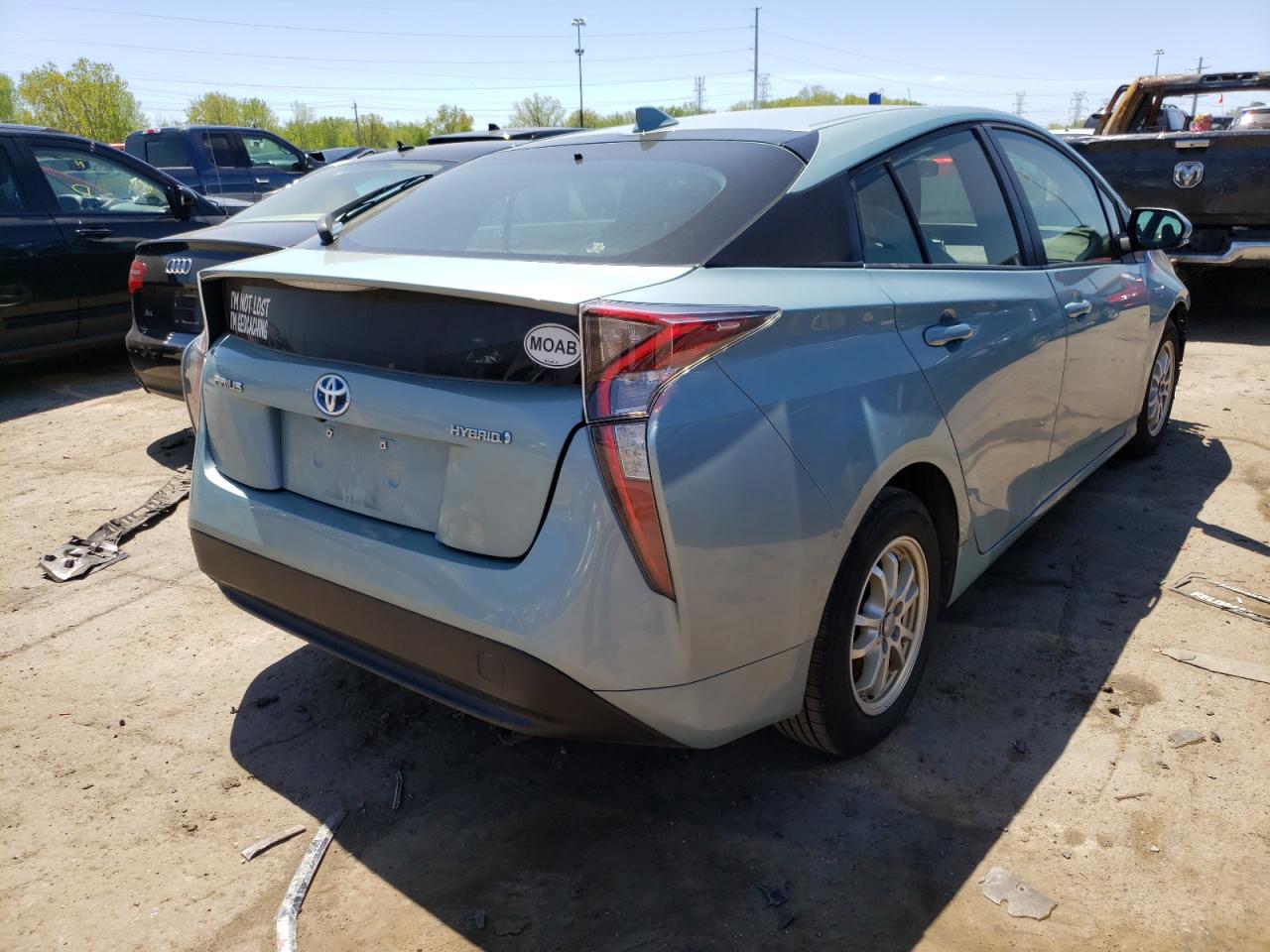 Photo 4 from auction – 2016 TOYOTA PRIUS with VIN JTDKBRFU2G3007493