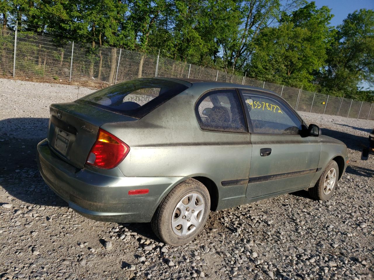 Photo 4 from auction – 2003 HYUNDAI ACCENT L with VIN KMHCF35C53U246647