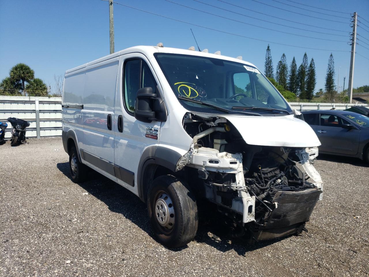 RAM PROMASTER 2016 with VIN 3C6TRVAG2GE105112 - Photo from auction