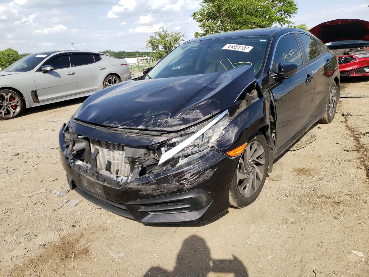 Photo 2 from auction – 2018 HONDA CIVIC EX with VIN 2HGFC2F7XJH507715