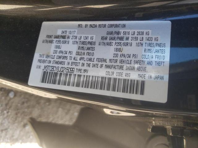 Photo 10 from auction – 2018 MAZDA CX-9 TOURI with VIN JM3TCBCY8J0215099