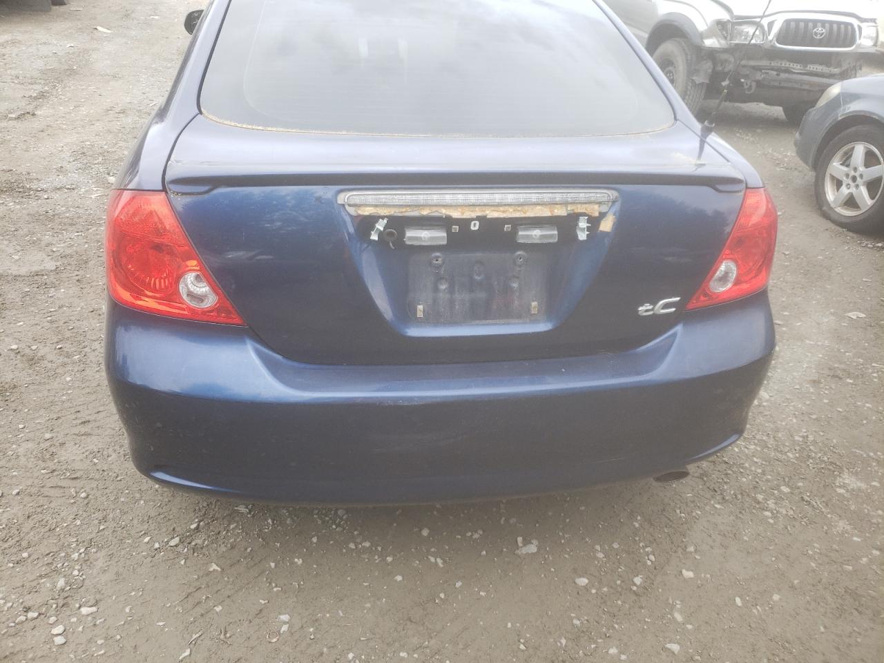 Photo 9 from auction – 2005 TOYOTA SCION TC with VIN JTKDE177950061391