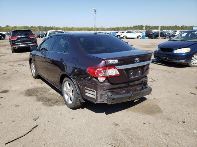 Photo 3 from auction – 2013 TOYOTA COROLLA BA with VIN 2T1BU4EE0DC067752