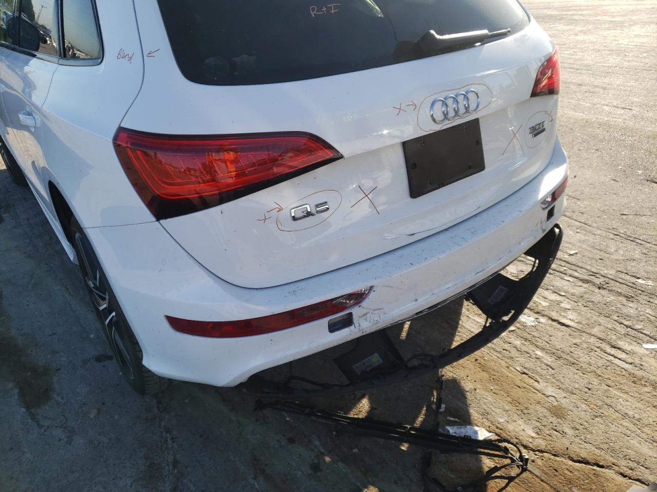 Photo 9 from auction – 2017 AUDI Q5 PREMIUM with VIN WA1D7AFP8HA041824