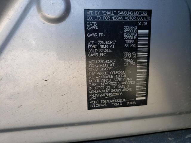 Photo 10 from auction – 2019 NISSAN ROGUE S with VIN KNMAT2MT6KP508608
