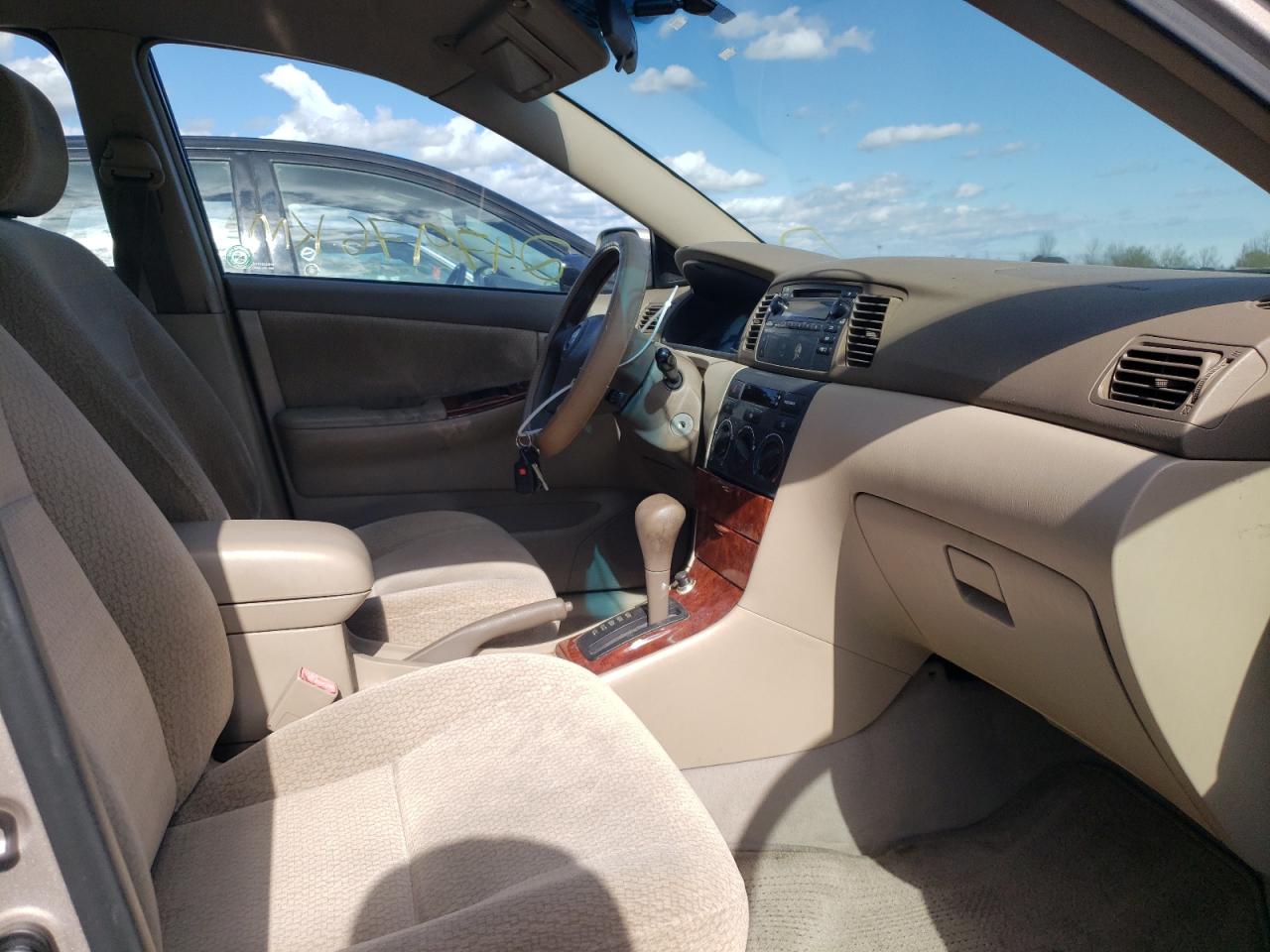 Photo 5 from auction – 2003 TOYOTA COROLLA CE with VIN 2T1BR32E93C741850