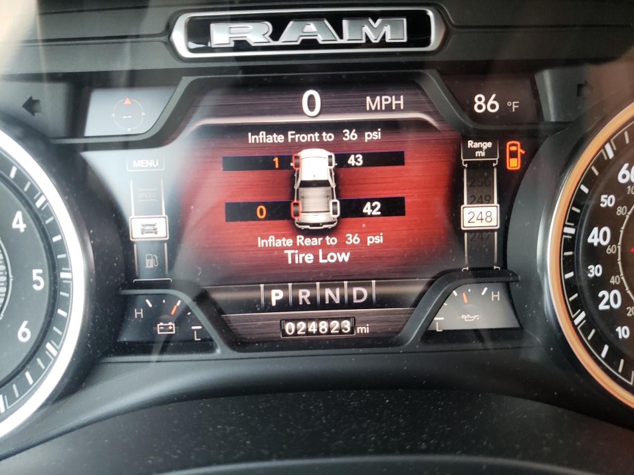 Photo 8 from auction – 2020 RAM 1500 LARAM with VIN 1C6SRFJT1LN309498