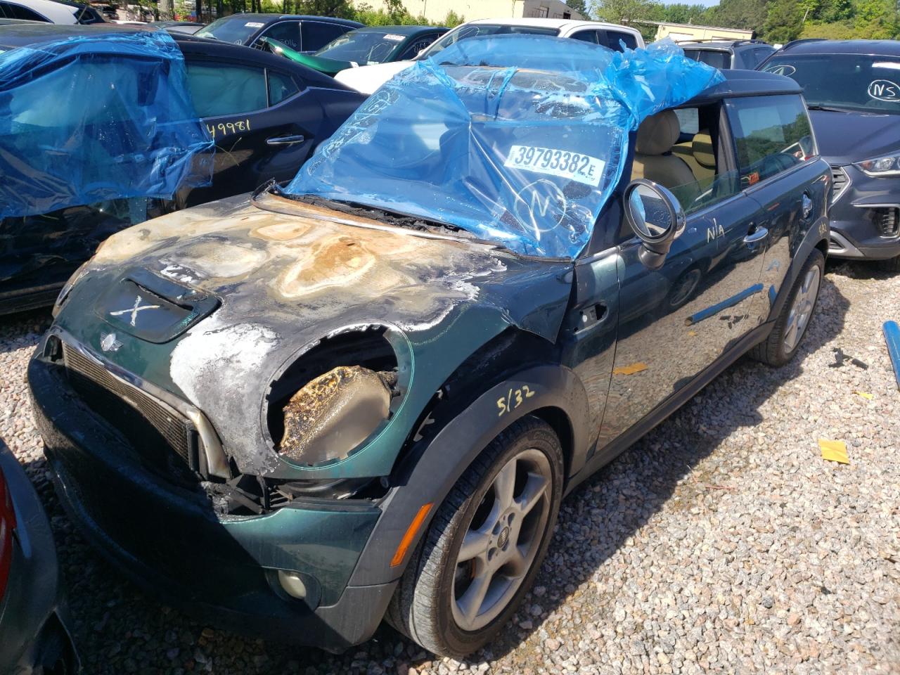 MINI COOPER S C 2009 with VIN WMWMM33599TP74464 - Photo from auction
