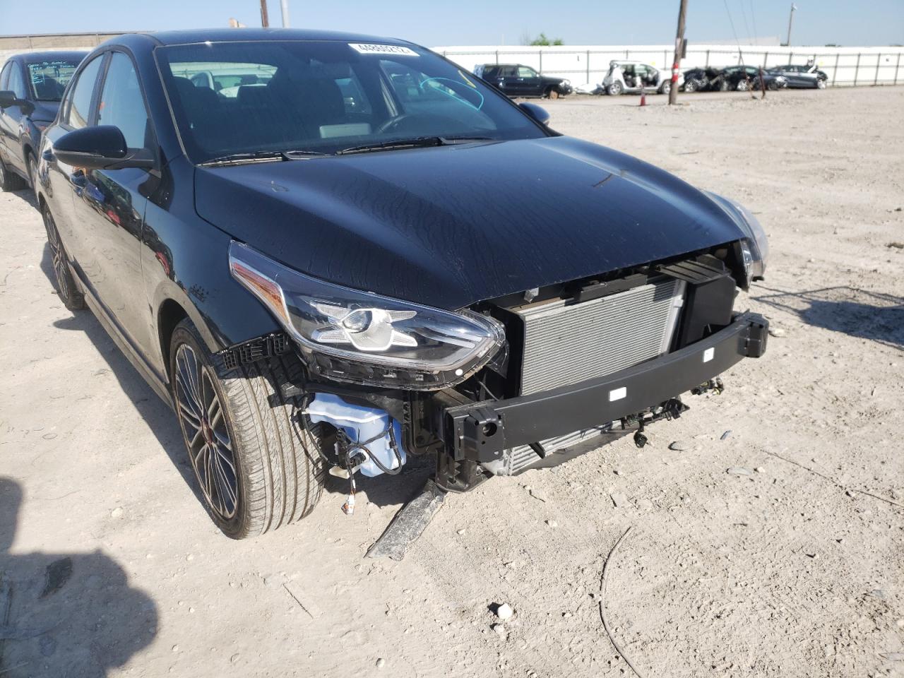 KIA FORTE GT 2021 with VIN 3KPF44AC7ME395175 - Photo from auction
