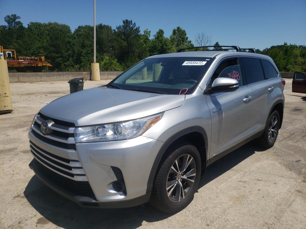 Photo 2 from auction – 2019 TOYOTA HIGHLANDER with VIN 5TDBGRFH6KS078403