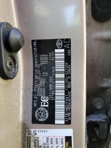 Photo 10 from auction – 2007 TOYOTA COROLLA CE with VIN 2T1BR32E97C735908