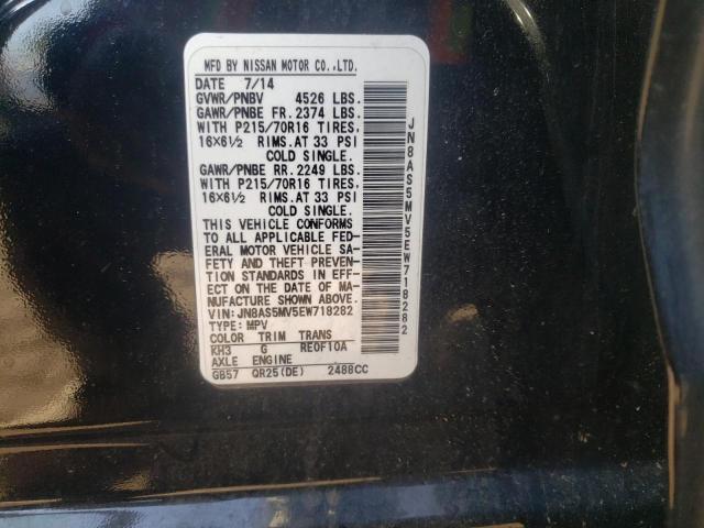 Photo 10 from auction – 2014 NISSAN ROGUE SELE with VIN JN8AS5MV5EW718282