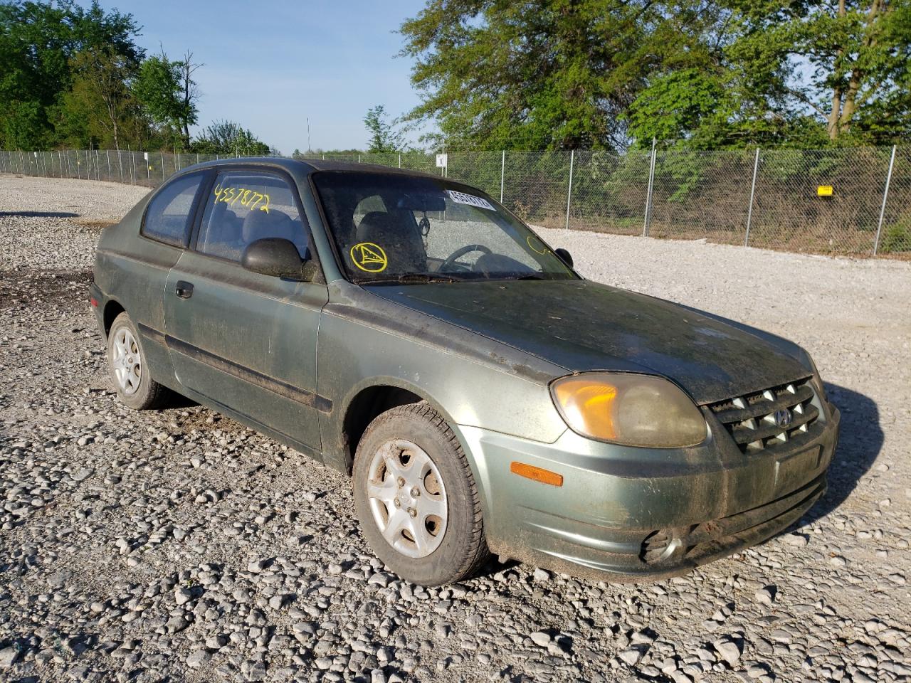 HYUNDAI ACCENT L 2003 with VIN KMHCF35C53U246647 - Photo from auction