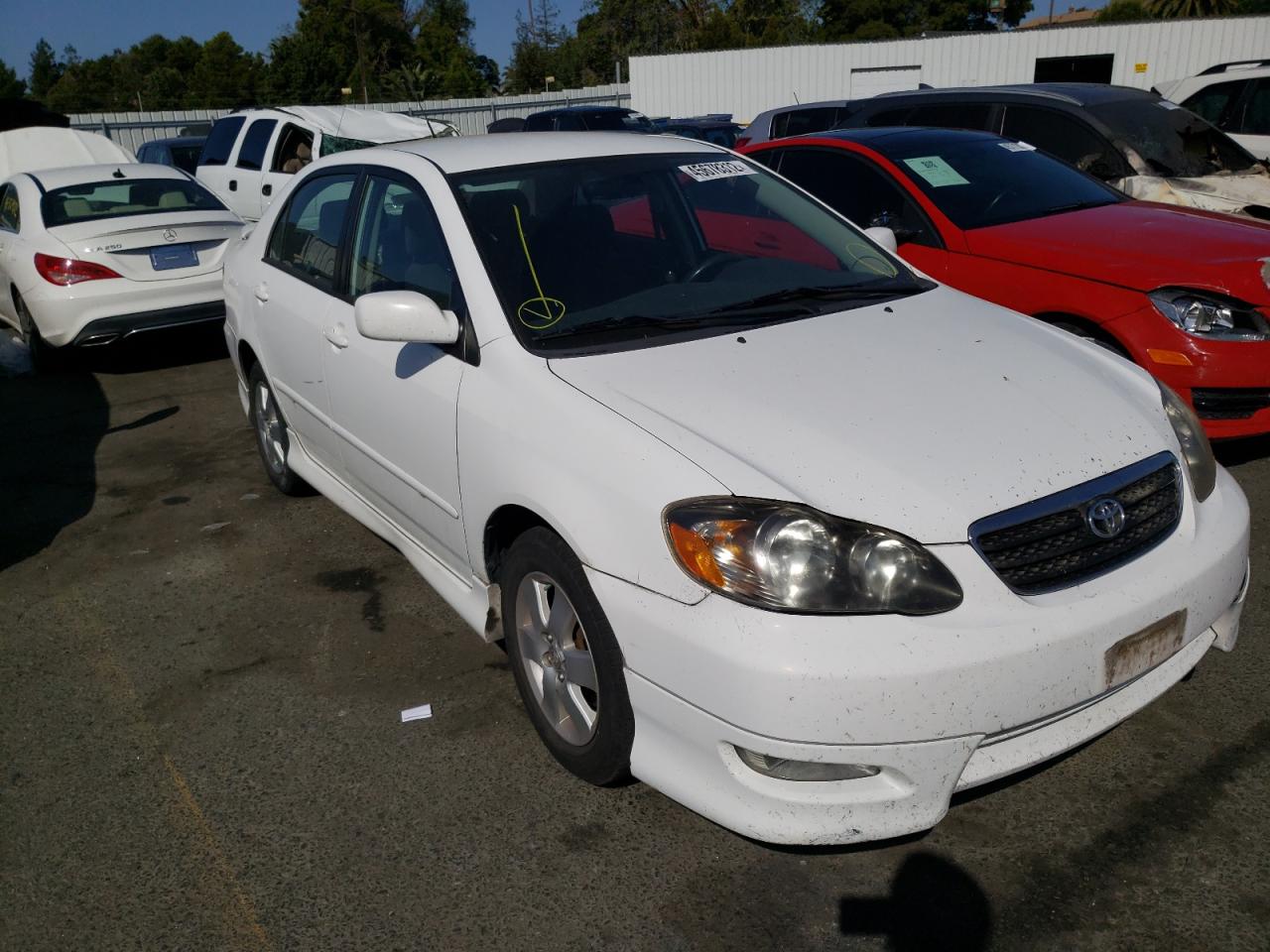 TOYOTA COROLLA CE 2008 with VIN 1NXBR32E98Z999386 - Photo from auction