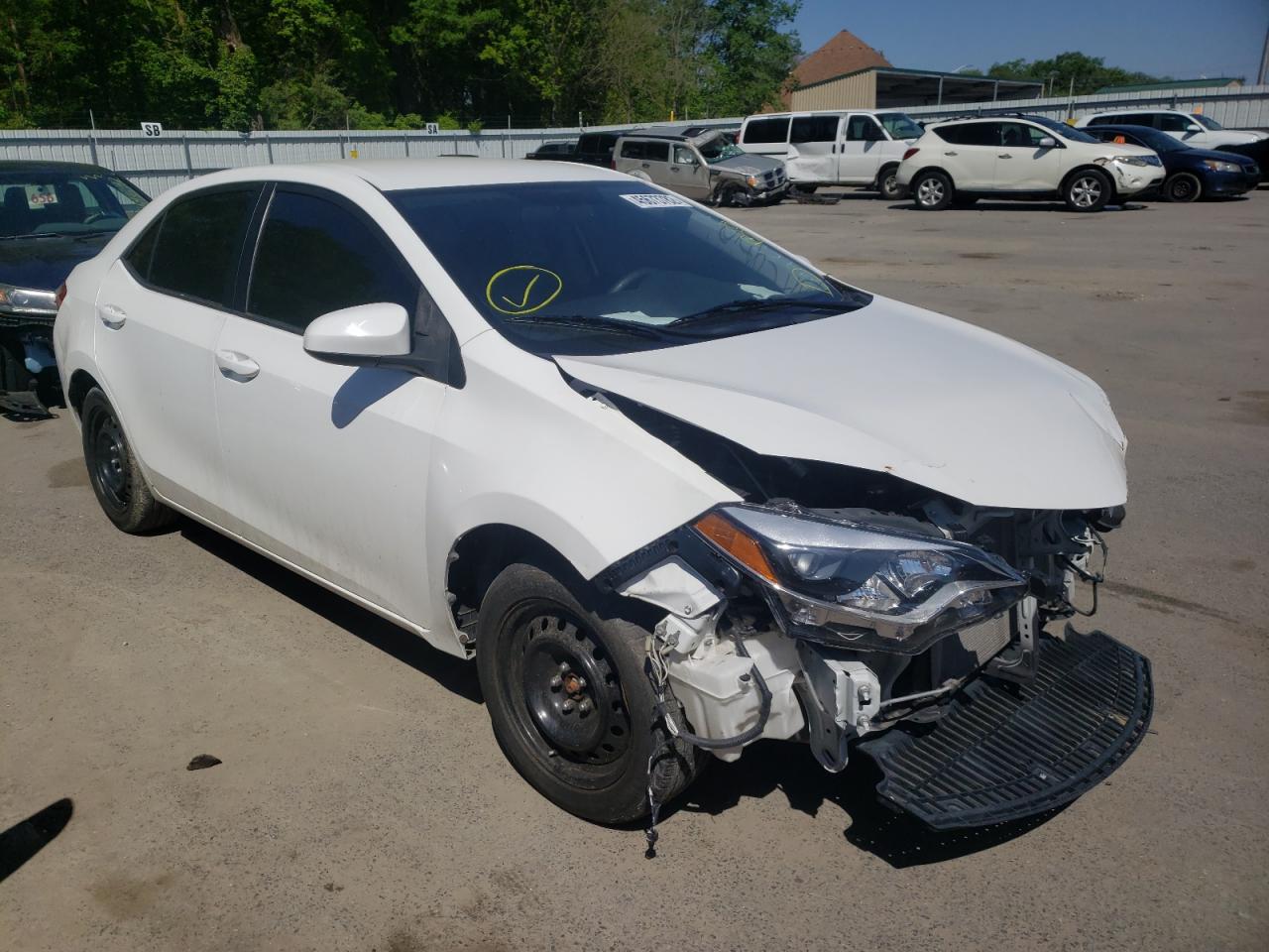 TOYOTA COROLLA L 2016 with VIN 5YFBURHE8GP524501 - Photo from auction