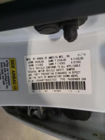 Photo 10 from auction – 2014 ACURA TL ADVANCE with VIN 19UUA8F75EA007532