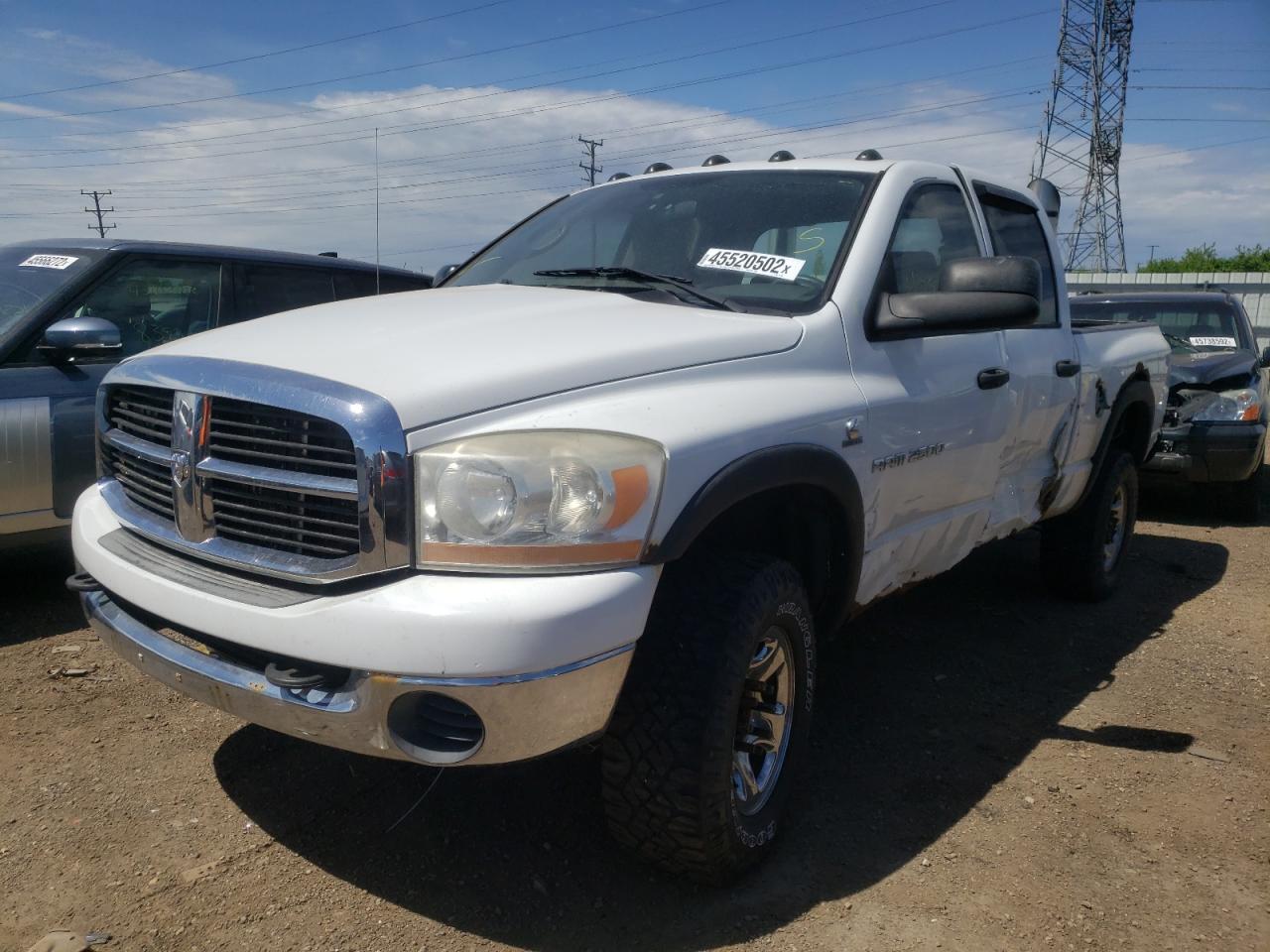 Photo 2 from auction – 2006 DODGE RAM 2500 S with VIN 1D7KS28C26J177526