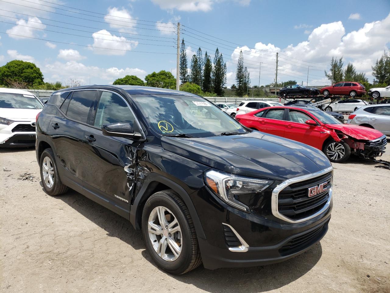 GMC TERRAIN SL 2020 with VIN 3GKALMEV3LL136268 - Photo from auction