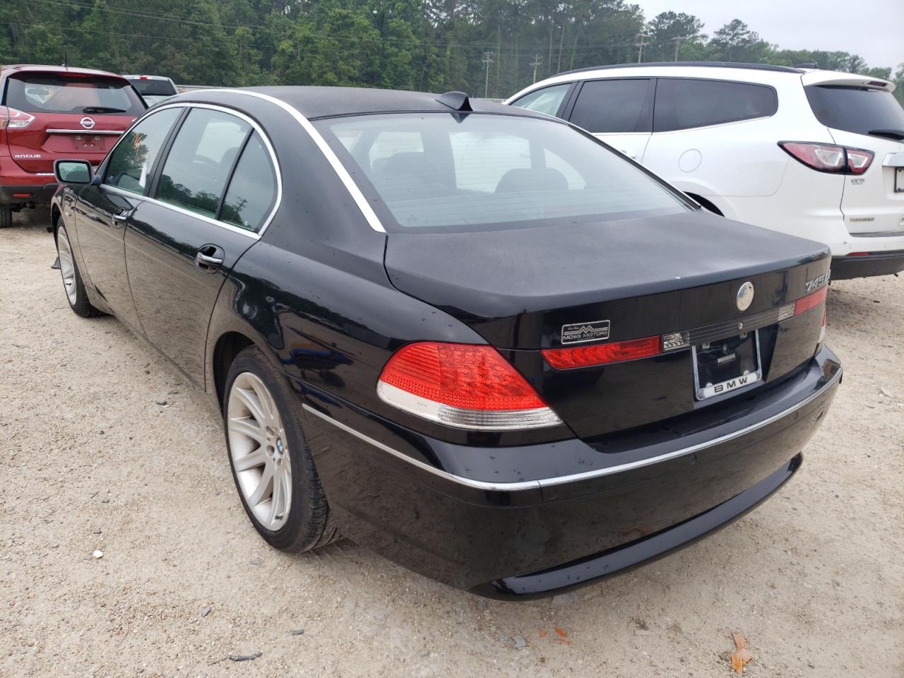 Photo 3 from auction – 2005 BMW 750 LI with VIN WBAGN63595DS59674