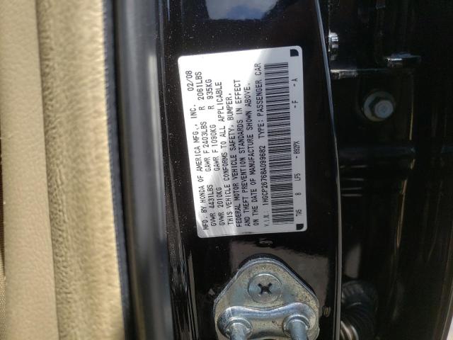 HONDA ACCORD EX 2008 with VIN 1HGCP26768A099682 - Photo from auction
