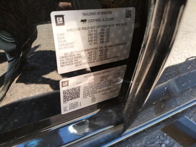 Photo 10 from auction – 2020 CHEVROLET SILVERADO with VIN 1GCPYFEL3LZ334567