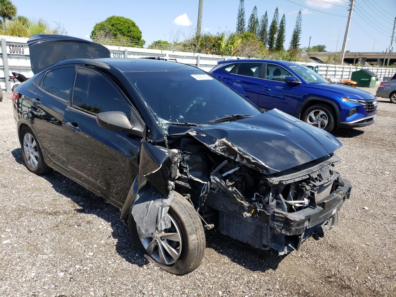 Photo 1 from auction – 2014 HYUNDAI ACCENT GLS with VIN KMHCU4AE2EU618449